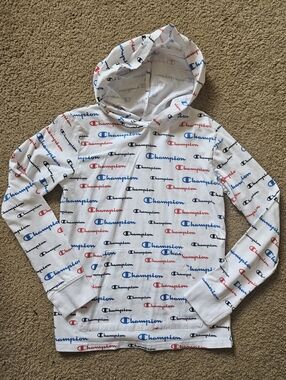 Boys Champion Hooded Shirt NWOT